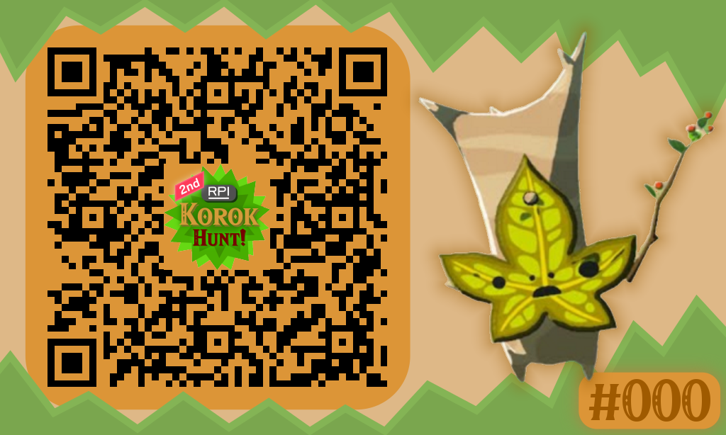 RPI Korok Hunt Example Sticker